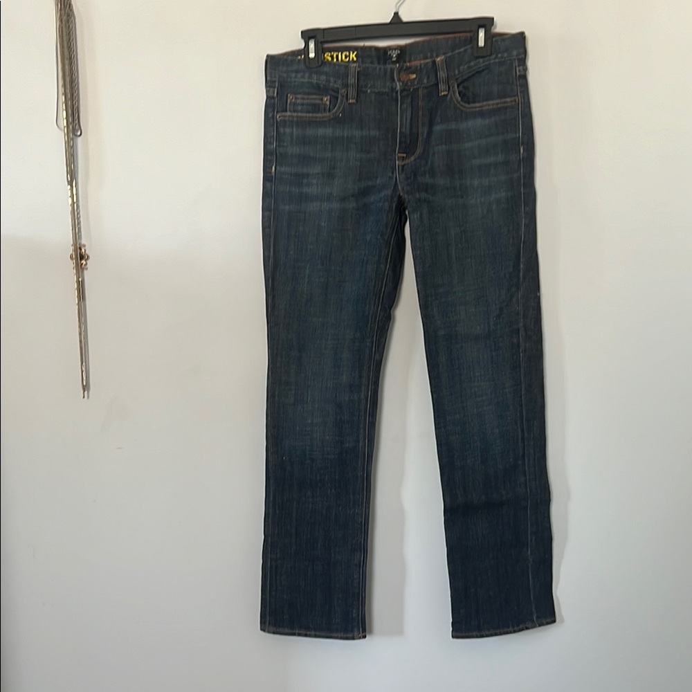 J Crew matchstick Dark Blue Jeans